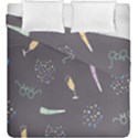 Bottle Party Glasses Duvet Cover Double Side (King Size) View1