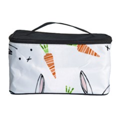 Rabbit Carrot Pattern Weft Step Face Cosmetic Storage Case