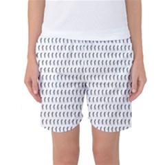 Renelle Box Waves Chevron Wave Line Women s Basketball Shorts by Mariart