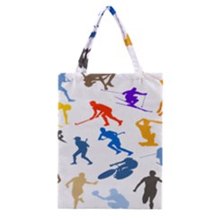 Sport Player Playing Classic Tote Bag by Mariart