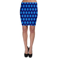 Star Blue Space Wave Chevron Sky Bodycon Skirt by Mariart