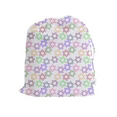 Star Space Color Rainbow Pink Purple Green Yellow Light Neons Drawstring Pouches (extra Large)