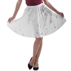 Big Bang A-line Skater Skirt by ValentinaDesign