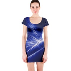 Big Bang Short Sleeve Bodycon Dress by ValentinaDesign