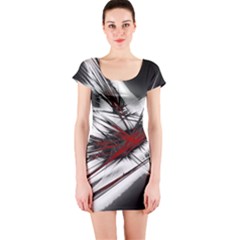 Big Bang Short Sleeve Bodycon Dress by ValentinaDesign