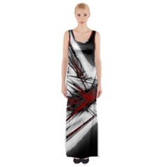 Big Bang Maxi Thigh Split Dress by ValentinaDesign