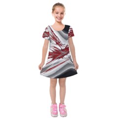 Big Bang Kids  Short Sleeve Velvet Dress by ValentinaDesign