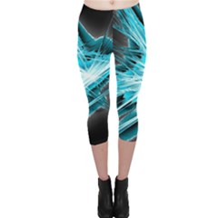 Big Bang Capri Leggings  by ValentinaDesign