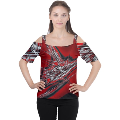 Big Bang Women s Cutout Shoulder Tee by ValentinaDesign