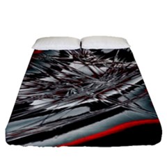 Big Bang Fitted Sheet (queen Size) by ValentinaDesign