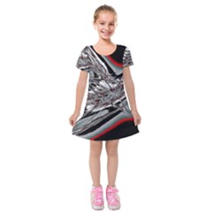 Big Bang Kids  Short Sleeve Velvet Dress by ValentinaDesign