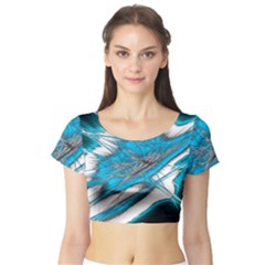 Big bang Short Sleeve Crop Top (Tight Fit)