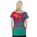 Lights Women s Cap Sleeve Top View2