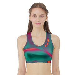 Lights Sports Bra With Border