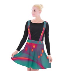 Lights Suspender Skater Skirt