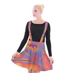 Lights Suspender Skater Skirt