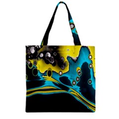 Lights Zipper Grocery Tote Bag by ValentinaDesign