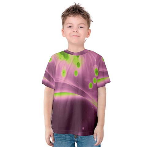 Lights Kids  Cotton Tee by ValentinaDesign