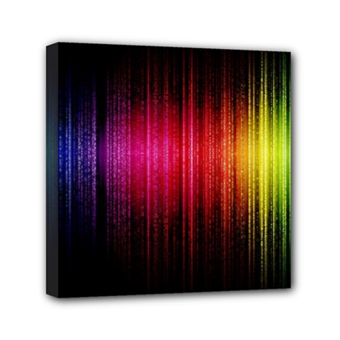 Lights Mini Canvas 6  X 6  by ValentinaDesign