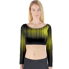 Light Long Sleeve Crop Top by ValentinaDesign