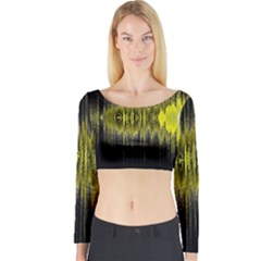 Light Long Sleeve Crop Top by ValentinaDesign