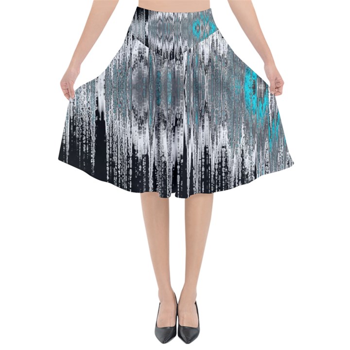 Light Flared Midi Skirt