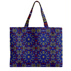 Colorful Ethnic Design Zipper Mini Tote Bag by dflcprints