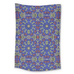 Colorful Ethnic Design Large Tapestry by dflcprints