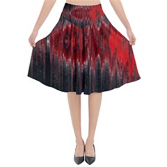 Light Flared Midi Skirt