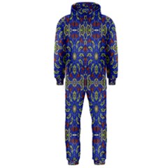 Colorful Ethnic Design Hooded Jumpsuit (men)  by dflcprintsclothing