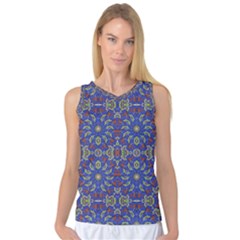 Colorful Ethnic Design Women s Basketball Tank Top