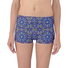 Colorful Ethnic Design Boyleg Bikini Bottoms by dflcprintsclothing