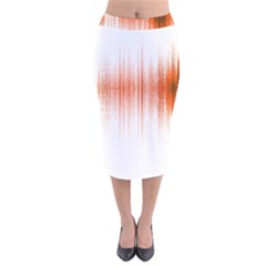 Light Velvet Midi Pencil Skirt by ValentinaDesign