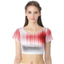 Light Short Sleeve Crop Top (Tight Fit) View1