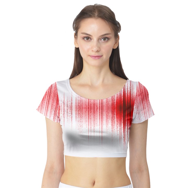 Light Short Sleeve Crop Top (Tight Fit)