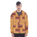 Geometric Pattern Hooded Wind Breaker (Men) View1