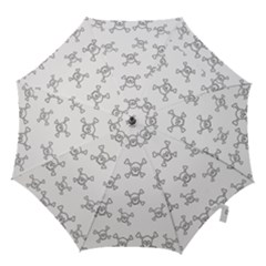 Skull Pattern Hook Handle Umbrellas (medium) by ValentinaDesign