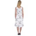 Skull pattern Midi Sleeveless Dress View2