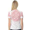 Mandala Pretty Design Pattern Women s V-Neck Sport Mesh Tee View2