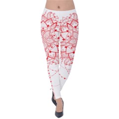 Mandala Pretty Design Pattern Velvet Leggings