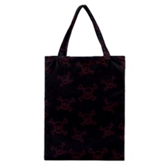 Skull Pattern Classic Tote Bag by ValentinaDesign