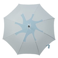 Cloud Sky Blue Decorative Symbol Hook Handle Umbrellas (medium) by Nexatart