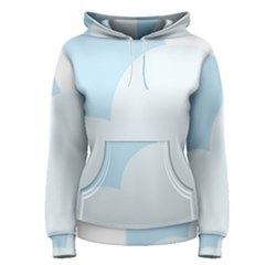 Cloud Sky Blue Decorative Symbol Women s Pullover Hoodie by Nexatart