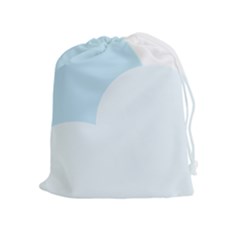 Cloud Sky Blue Decorative Symbol Drawstring Pouches (extra Large) by Nexatart