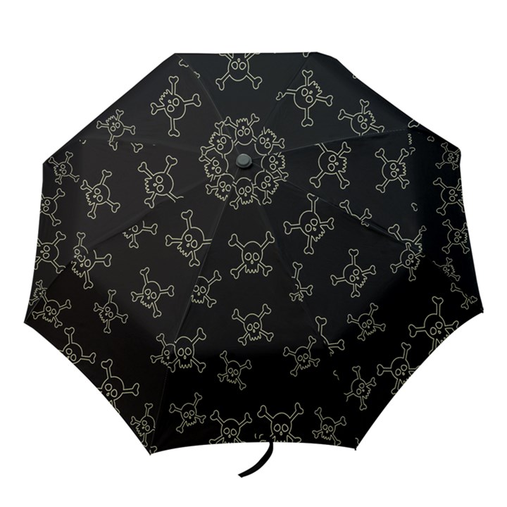 Skull pattern Folding Umbrellas