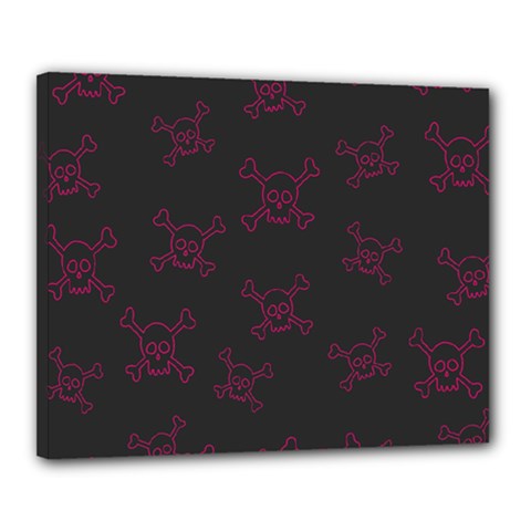 Skull pattern Canvas 20  x 16 