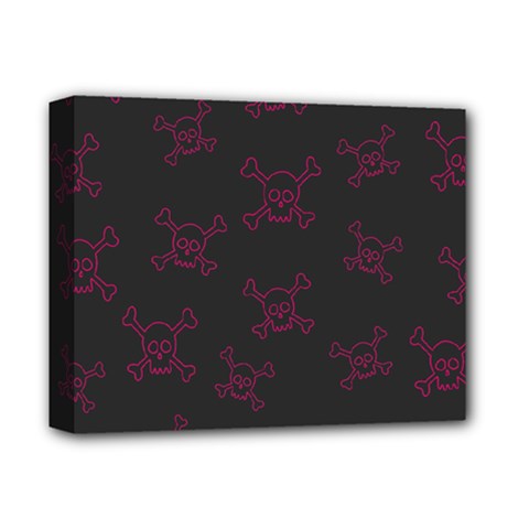 Skull pattern Deluxe Canvas 14  x 11 