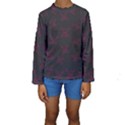 Skull pattern Kids  Long Sleeve Swimwear View1