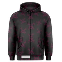 Skull pattern Men s Zipper Hoodie