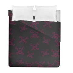 Skull pattern Duvet Cover Double Side (Full/ Double Size)